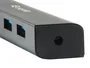 Equip Hub USB-C a 4 puertos USB 3.2 Gen 1 Tipo-A 5000 Mbit/s Negro