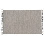 Ixia Alfombra Gris Poliéster-Algodón 160 x 230 cm