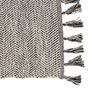 Ixia Alfombra Gris Poliéster-Algodón 160 x 230 cm