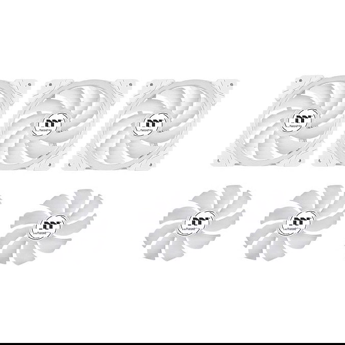 Thermaltake MAGFloe 360 Ultra Snow Edition AIO Liquid CPU Cooler Blanco - Refrigeración Líquida All-in-One, RGB, 3 Ventiladores 120mm, Radiador 360mm, para Sockets Intel/AMD