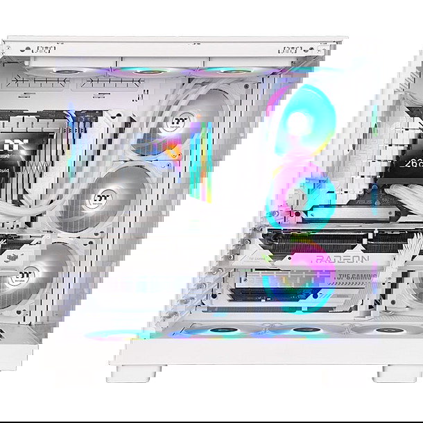 Thermaltake MAGFloe 360 Ultra Snow Edition AIO Liquid CPU Cooler Blanco - Refrigeración Líquida All-in-One, RGB, 3 Ventiladores 120mm, Radiador 360mm, para Sockets Intel/AMD