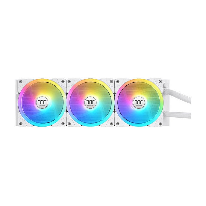 Thermaltake MAGFloe 360 Ultra Snow Edition AIO Liquid CPU Cooler Blanco - Refrigeración Líquida All-in-One, RGB, 3 Ventiladores 120mm, Radiador 360mm, para Sockets Intel/AMD