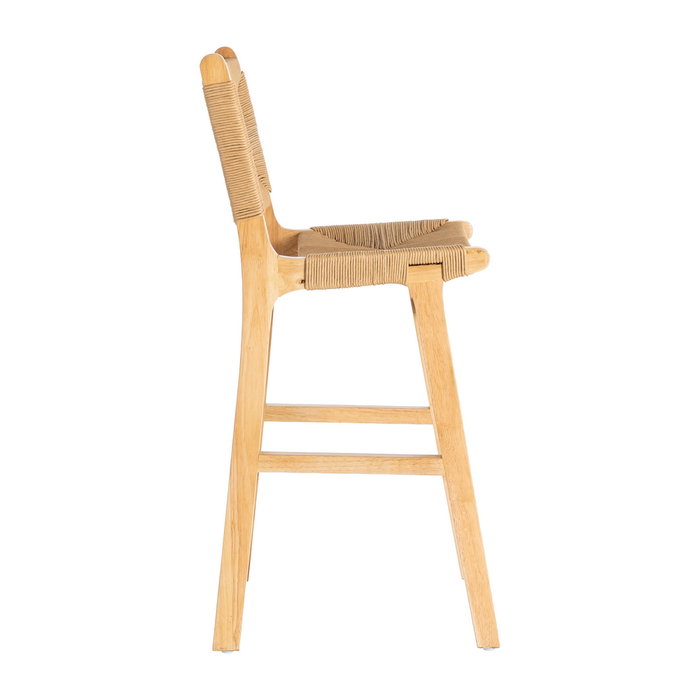 Taburete Natural Madera 45 X 46 X 94 cm (Set de 2) Taburete Natural Madera 45 X 46 X 94 cm (Set de 2)