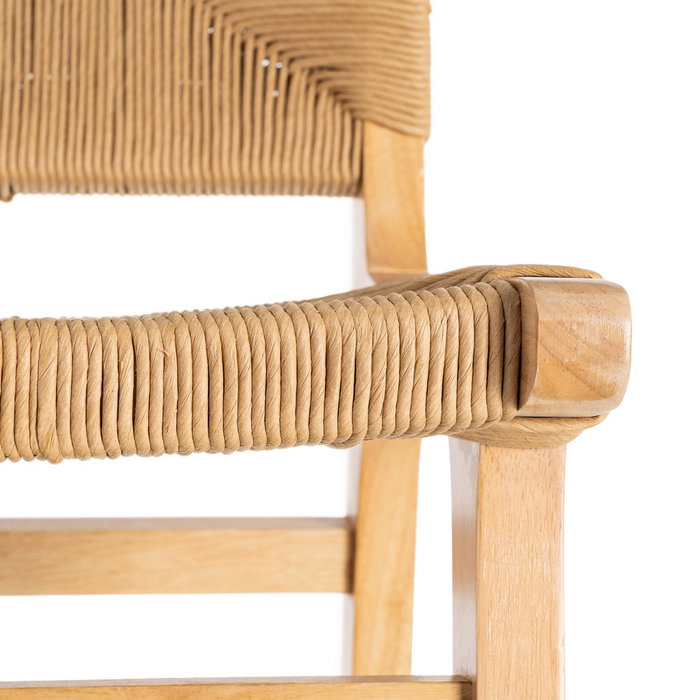 Taburete Natural Madera 45 X 46 X 94 cm (Set de 2) Taburete Natural Madera 45 X 46 X 94 cm (Set de 2)