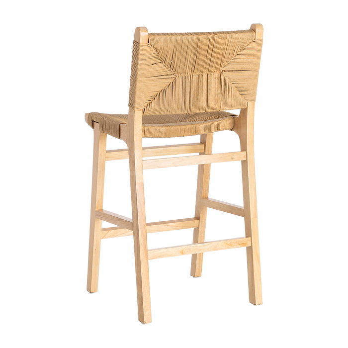 Taburete Natural Madera 45 X 46 X 94 cm (Set de 2) Taburete Natural Madera 45 X 46 X 94 cm (Set de 2)