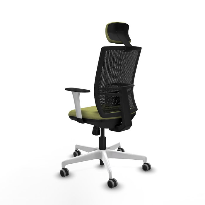 PIQUERAS Y CRESPO Silla de oficina Yunquera Verde oliva con mecanismo Sincro PIQUERAS Y CRESPO Silla de oficina Yunquera Verde oliva con mecanismo Sincro