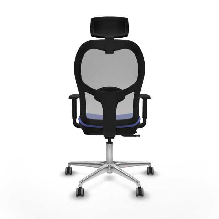 PIQUERAS Y CRESPO Silla de oficina Jorquera con mecanismo Sincro/Traslack, Azul claro y Gris PIQUERAS Y CRESPO Silla de oficina Jorquera con mecanismo Sincro/Traslack, Azul claro y Gris