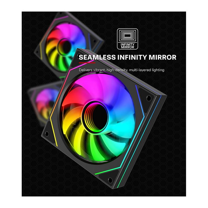 Xilence XPF120U.ARGB Gaming Series Ventilador con Infinity-Mirror