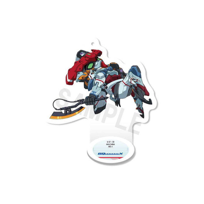 Mobile Suit Gundam GQuuuuuuX Figuras acrílico 9 cm Expositor (6)