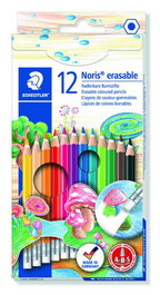 STAEDTLER Set de 5 estuches de 12 lápices de colores NORIS CLUB borrables