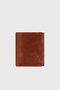 Zoozie Bags Cartera para Hombre de Piel Auténtica, Color Tostado, 7.5x2x10 cm