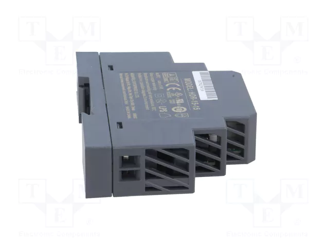 MEAN WELL HDR-15-15 15W 15VDC 1A Alimentador de Impulso