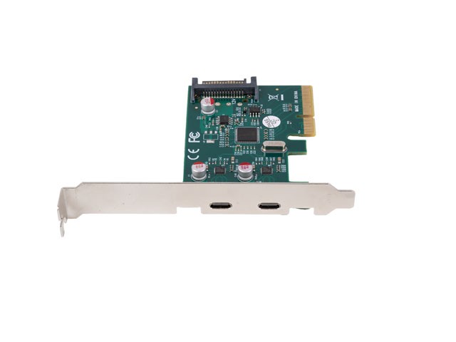 Lanberg Tarjeta PCI Express x1 con 2x USB-C 3.2 Gen 2x1 bajo perfil Lanberg Tarjeta PCI Express x1 con 2x USB-C 3.2 Gen 2x1 bajo perfil