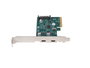 Lanberg Tarjeta PCI Express x1 con 2x USB-C 3.2 Gen 2x1 bajo perfil