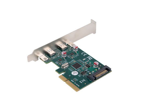 Lanberg Tarjeta PCI Express x1 con 2x USB-C 3.2 Gen 2x1 bajo perfil Lanberg Tarjeta PCI Express x1 con 2x USB-C 3.2 Gen 2x1 bajo perfil