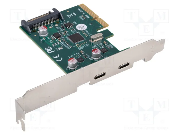 Lanberg PCE-UC3-002 Tarjeta PCI Express x1 con 2x USB-C 3.2 Gen 2x1 Lanberg PCE-UC3-002 Tarjeta PCI Express x1 con 2x USB-C 3.2 Gen 2x1