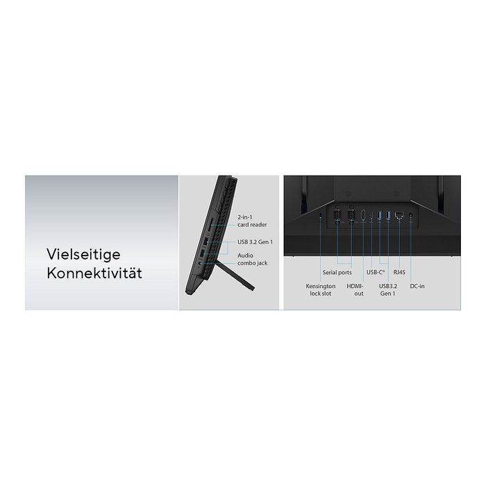 ASUS ExpertCenter E1 E1600WKAT-BMR106X 15.6 Pol táctil Negro ASUS ExpertCenter E1 E1600WKAT-BMR106X 15.6 Pol táctil Negro