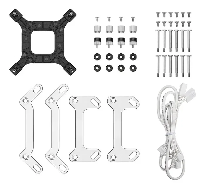 Deepcool LM360 WH Kit de refrigeración líquida Blanco con LED RGB