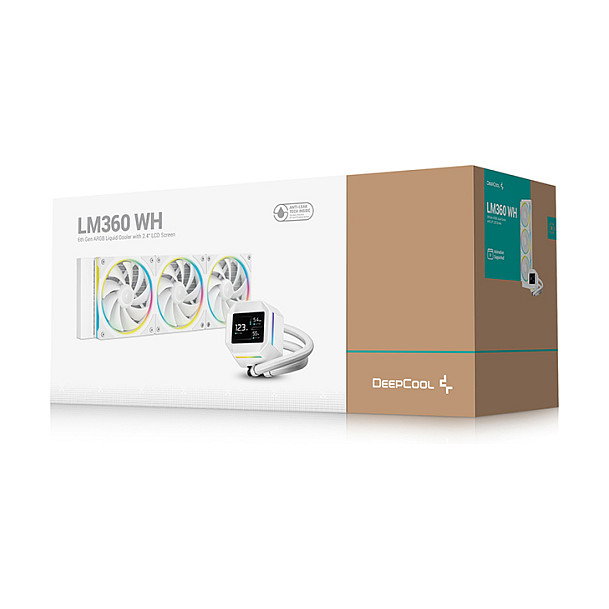 Deepcool LM360 White Kit Refrigeración Líquida 360 mm Ventilador 12 cm Blanco