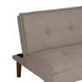 Ixia Sofá-cama Beige Metal-Madera