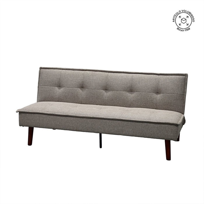 Ixia Sofá-cama Beige Metal-Madera