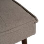 Ixia Sofá-cama Beige Metal-Madera
