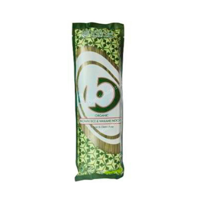KING SOBA Noodles de Arroz Integral con Alga Wakame 250g Ecológicos Sin Gluten SG KING SOBA Noodles de Arroz Integral con Alga Wakame 250g Ecológicos Sin Gluten SG