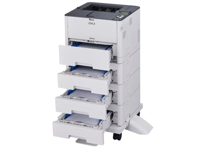 OKI B513dn Impresora LED Monocromática A4 Duplex 45 ppm USB y LAN Resolución 1200 x 1200 dpi Color Gris/Antracita Referencia 09006232