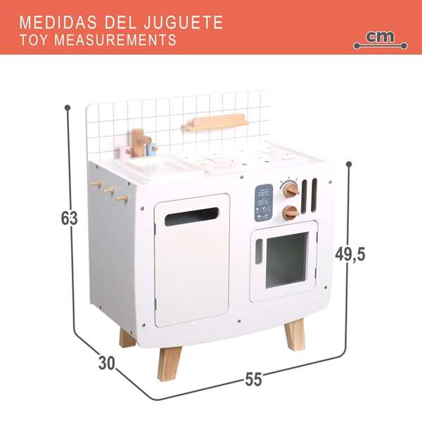 Color Baby Cocina de Madera 55x30x63 cm MDF + WOOD Color Baby Cocina de Madera 55x30x63 cm MDF + WOOD