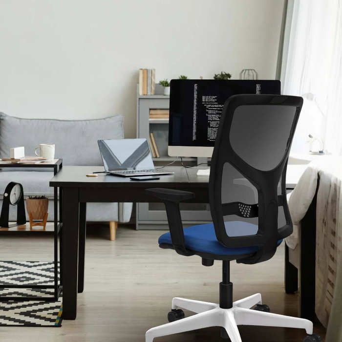 PIQUERAS Y CRESPO Silla de oficina Motilla con mecanismo Sincro/Traslack, Morado y Azul PIQUERAS Y CRESPO Silla de oficina Motilla con mecanismo Sincro/Traslack, Morado y Azul