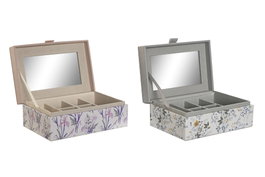 DKD Home Decor Joyero Colección Tierra Surtido de 2 Unidades