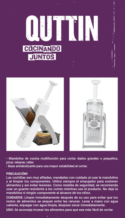 Quttin Cortador de Verduras 4 en 1 Quttin Cortador de Verduras 4 en 1