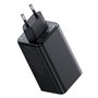 Baseus GaN6 Pro 100W EU con cable de 1m Negro