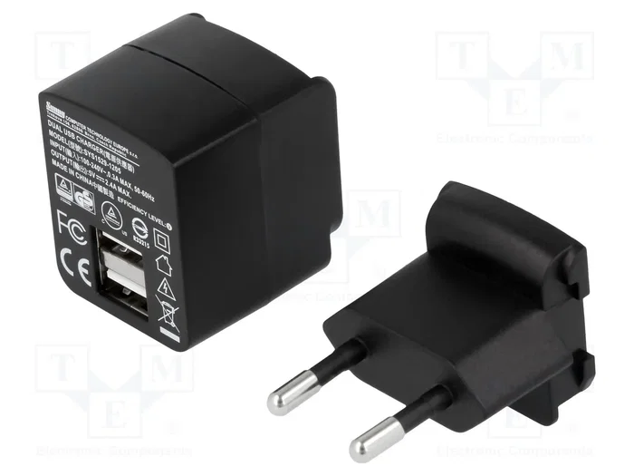 SUNNY Cargador de red con doble salida USB de 12W SUNNY Cargador de red con doble salida USB de 12W