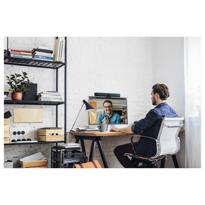 Yealink UVC34 Cámara de Videoconferencia Personal 4K Ultra HD, 8 MP, 120°, Bluetooth 4.2, WiFi, Negro