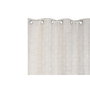 DKD Home Decor Cortina Jacquard Beige 140x260 cm con 8 Anillas