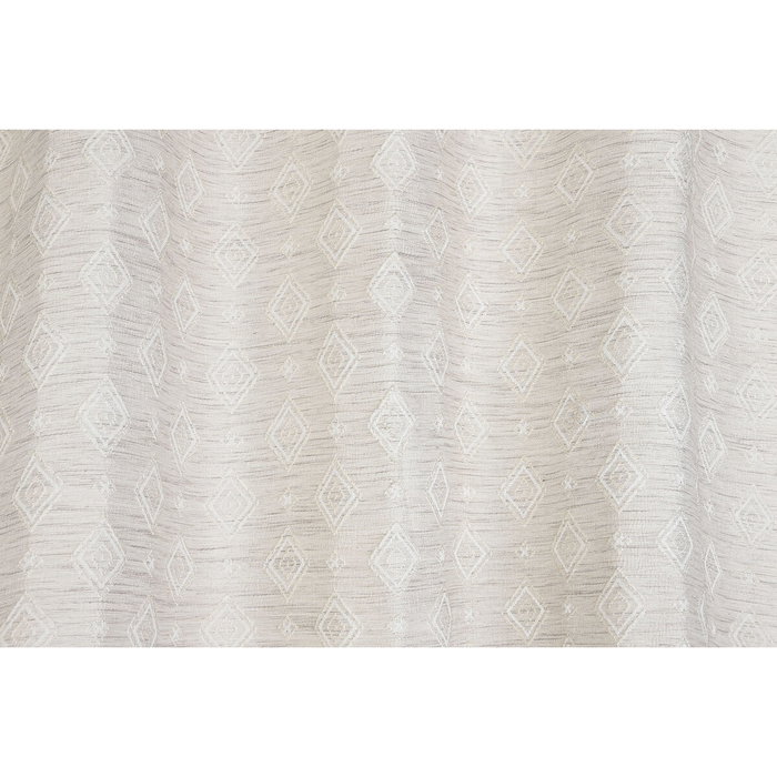 DKD Home Decor Cortina Jacquard Beige 140x260 cm con 8 Anillas DKD Home Decor Cortina Jacquard Beige 140x260 cm con 8 Anillas