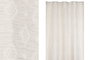 DKD Home Decor Cortina Jacquard Beige 140x260 cm con 8 Anillas