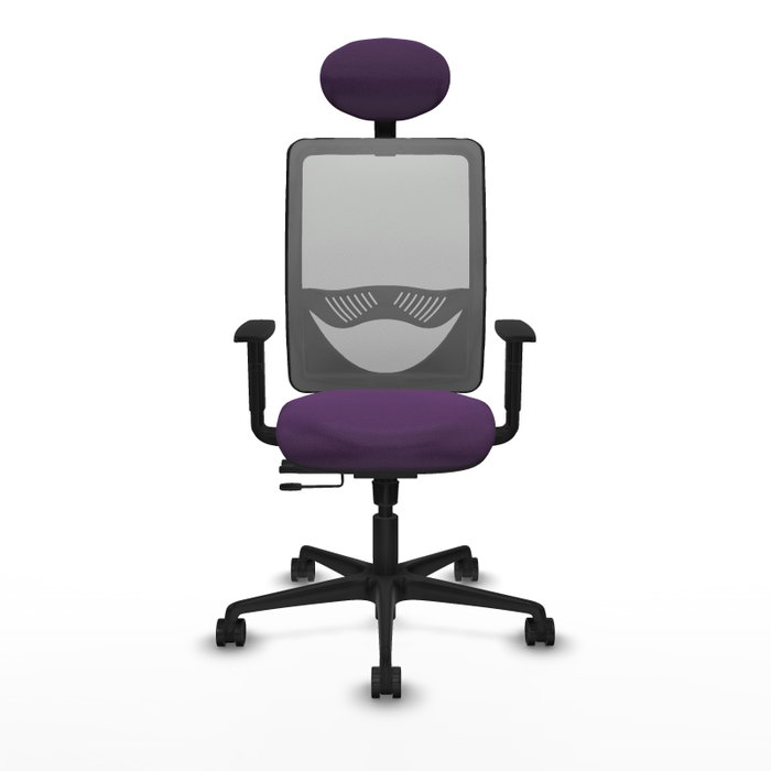 PIQUERAS Y CRESPO Silla de oficina Zulema con Mecanismo Sincro/Traslack, Morado y Gris PIQUERAS Y CRESPO Silla de oficina Zulema con Mecanismo Sincro/Traslack, Morado y Gris