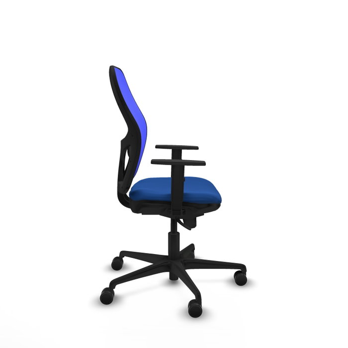 PIQUERAS Y CRESPO Silla de oficina Jorquera Azul con Mecanismo Sincro y Brazos 1D PIQUERAS Y CRESPO Silla de oficina Jorquera Azul con Mecanismo Sincro y Brazos 1D