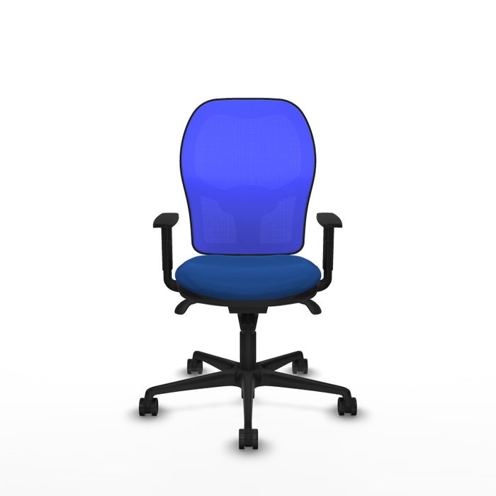 PIQUERAS Y CRESPO Silla de oficina Jorquera Azul con Mecanismo Sincro y Brazos 1D PIQUERAS Y CRESPO Silla de oficina Jorquera Azul con Mecanismo Sincro y Brazos 1D