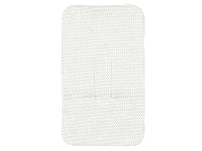 Berilo Alfombra Baño Antideslizante Goma Blanco 40 x 7.5 x 7.5 cm PVC (Set de 6)