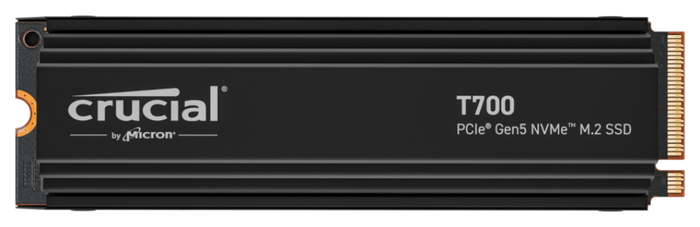 Crucial T700 2 TB M.2 NVMe PCIe 5.0 con Disipador Térmico Crucial T700 2 TB M.2 NVMe PCIe 5.0 con Disipador Térmico