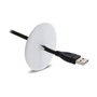 DeLOCK Paso de cables de silicona redondo Ø 65 mm blanco