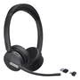 Yealink BH70 Dual UC Auriculares Diadema Inalámbricos para Oficina/Centro de llamadas, Bluetooth 5.2, Conexión Dual USB-C/USB-A, Negro