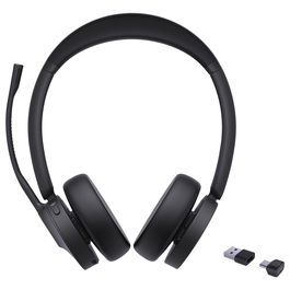 Yealink BH70 Dual UC Auriculares Bluetooth Inalámbricos para Oficina/Centro de Llamadas, Binaurales Supraaurales, Doble Conectividad USB-C/A, Negro
