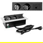 HERRAJES ALK Regleta Enchufes Basculante R9006 con 2 Schuko y 2 USB (Tipo A+C) para Oficina Aluminio Plata Mate 2,5m Cable