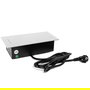 HERRAJES ALK Regleta Enchufes Basculante R9006 con 2 Schuko y 2 USB (Tipo A+C) para Oficina Aluminio Plata Mate 2,5m Cable
