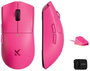Mchose MC-K7-6 Ratón Gaming Inalámbrico Laser Rosa 42000 DPI 6 Botones