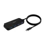 Aisens Hub USB 3.1 USB-C a 4x USB-A Negro 60cm A109-0716